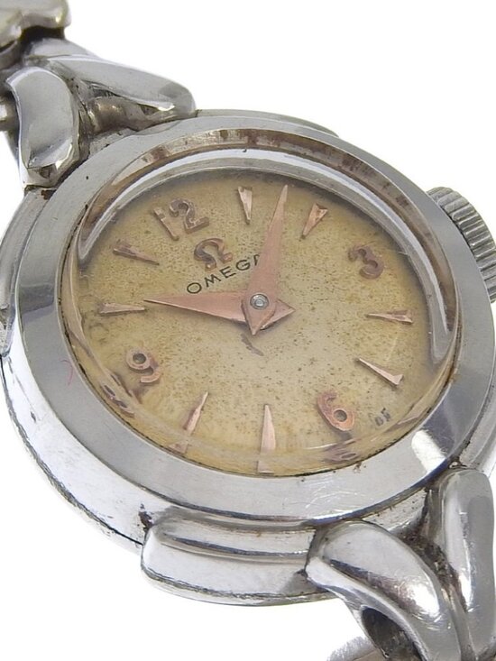 OMEGA Antique Cal.244 Watches IvoryDial Stainless Steel Hand Winding Analo... main image 4